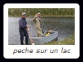 peche sur un lac